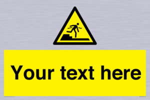 Custom warning Submerged step or steps